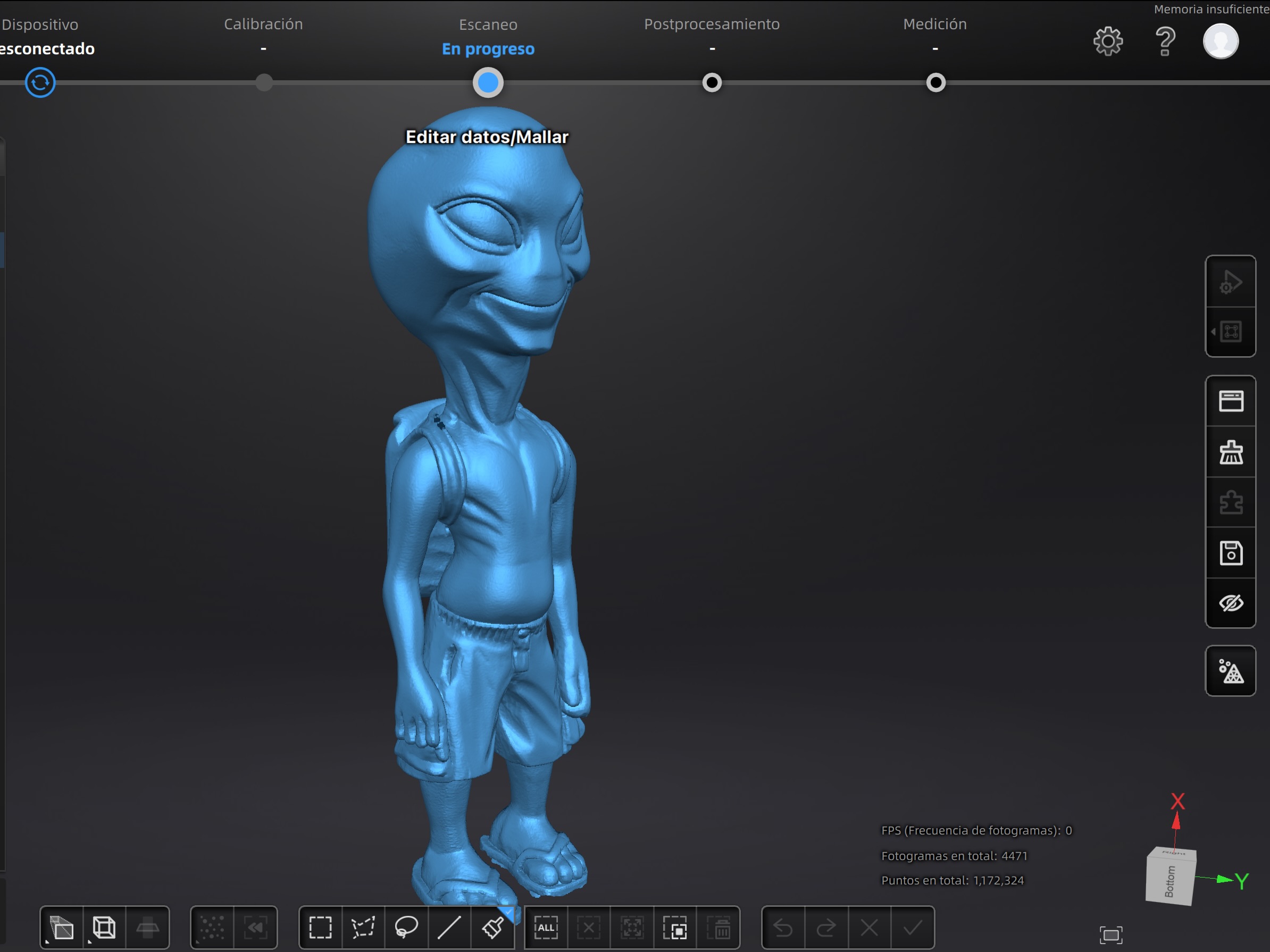 Escaneo de precisión 3D